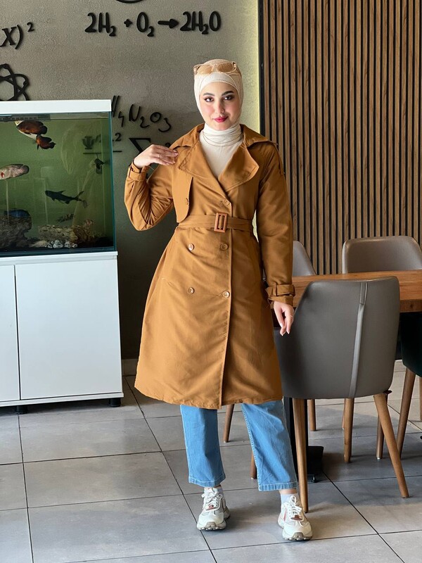 FOR YOU MODA - 0141-9X-5 ترانش كوت - جوزي 