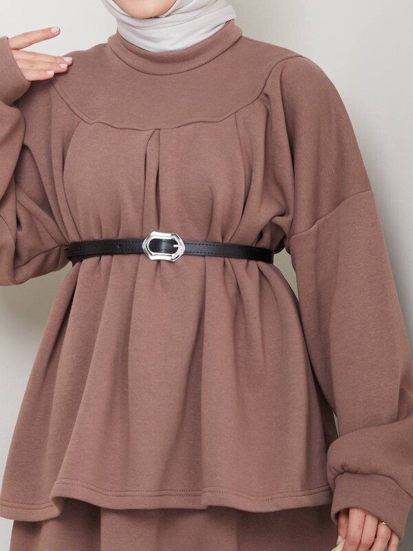 FOR YOU MODA - 0917-49N-4 طقم قطعتين - جوزي فاتح (1)