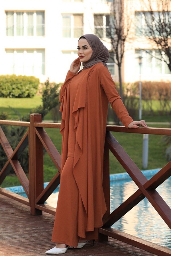 - 1128-49X-5 طقم ثلاث قطع كاشكورسي فري سايز  - 1128-49X-5 طقم ثلاث قطع كاشكورسي فري سايز