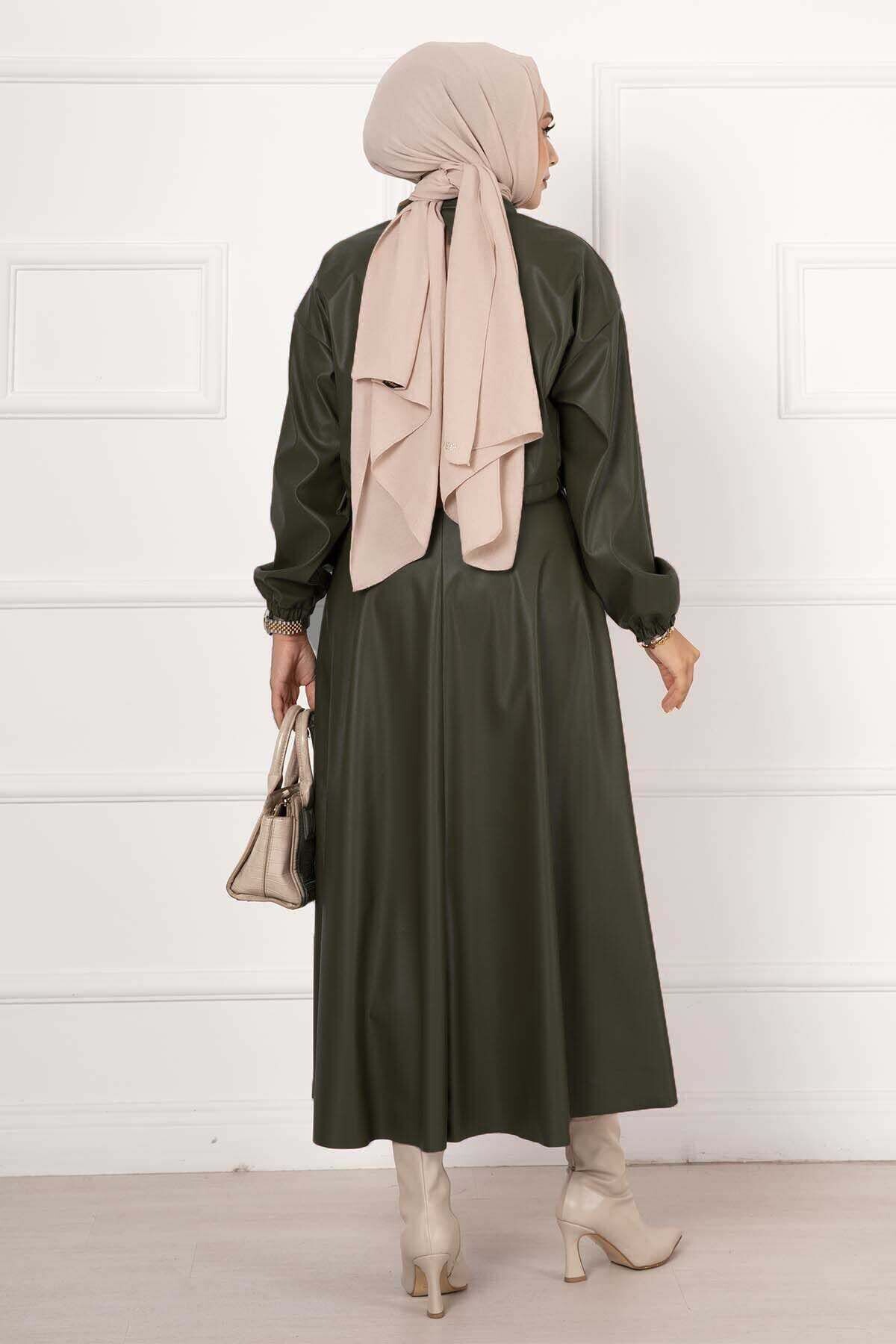 120766-25G-3سوت جلد- خاكي - Thumbnail