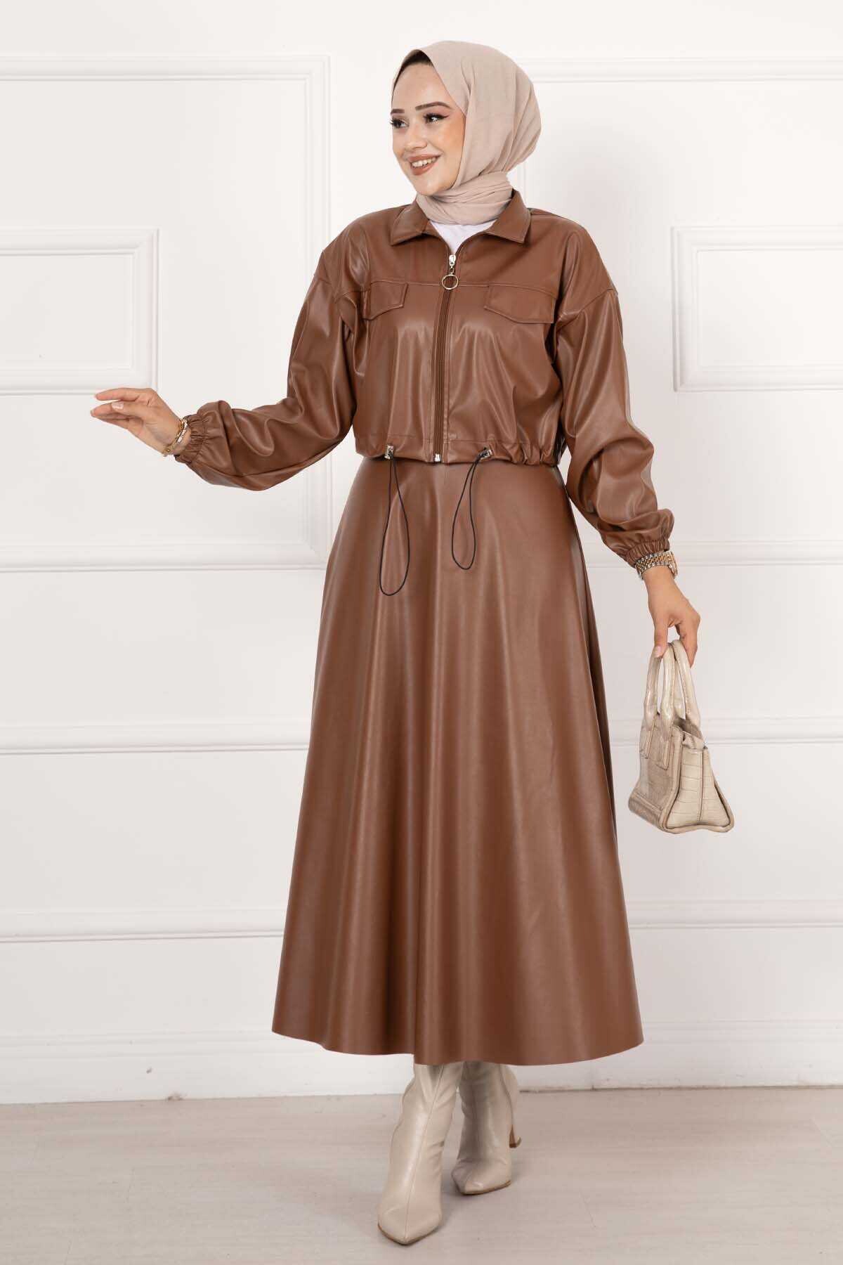 FOR YOU MODA - 120766-25G-2 سوت جلد- جوزي (1)