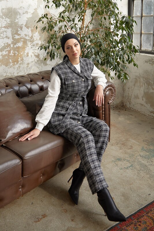 FOR YOU MODA - 12873-33Y-1 طقم ثلاث قطع اسود (1)