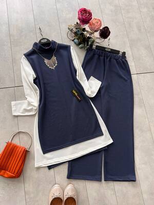 UMS - 1291-5-53S طقم ثلاث قطع - ازرق UMS - 1291-5-53S طقم ثلاث قطع - ازرق