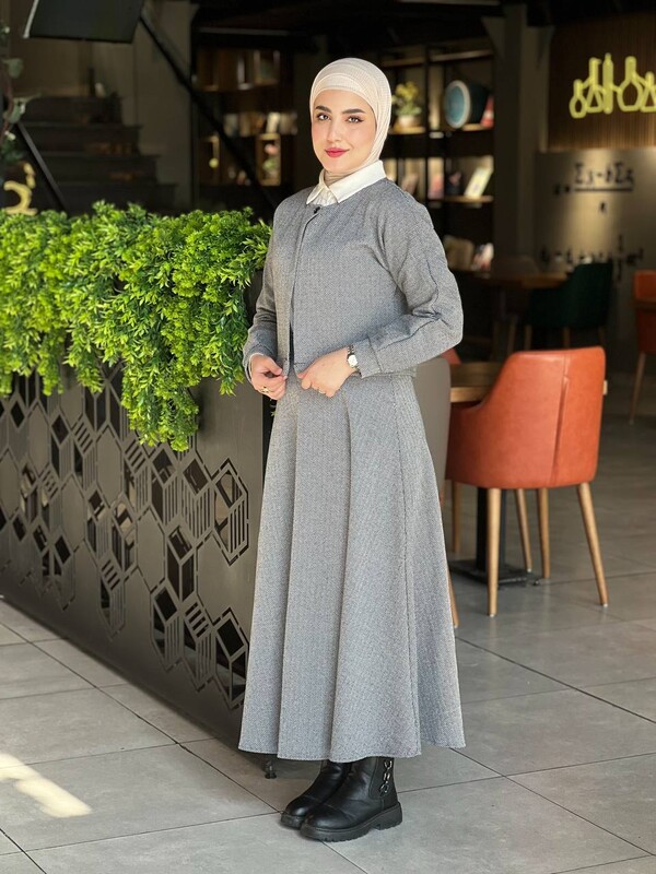 BENG - 1555-71E-2 طقم قطعتين - رصاصي فاتح (1)