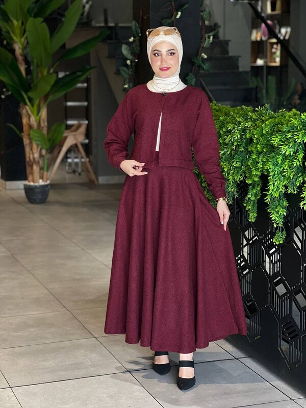 BENG - 1555-71E-5 طقم قطعتين - ماروني