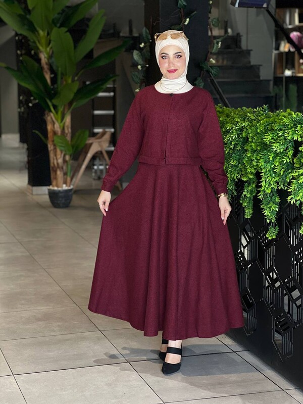 BENG - 1555-71E-5 طقم قطعتين - ماروني (1)