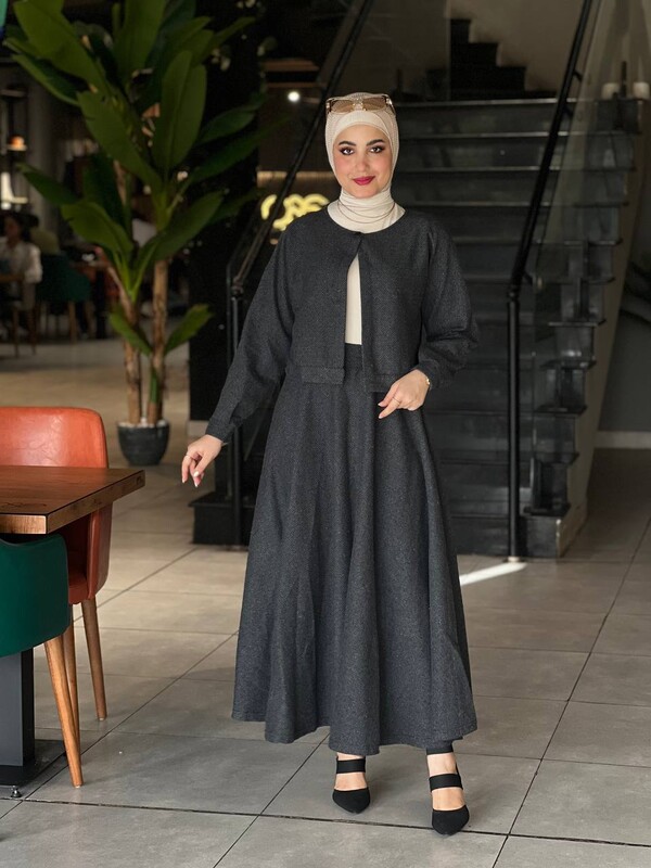 BENG - 1555-71E-6 طقم قطعتين - رصاصي طوخ