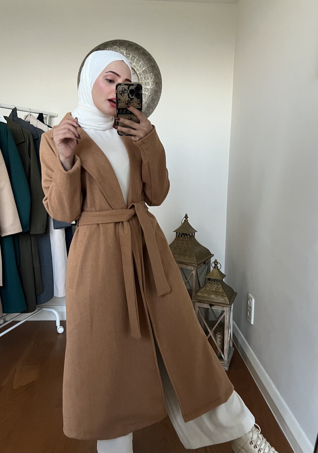 20053-21V-8 كوت جوخ سادة - جوزي فاتح - Thumbnail