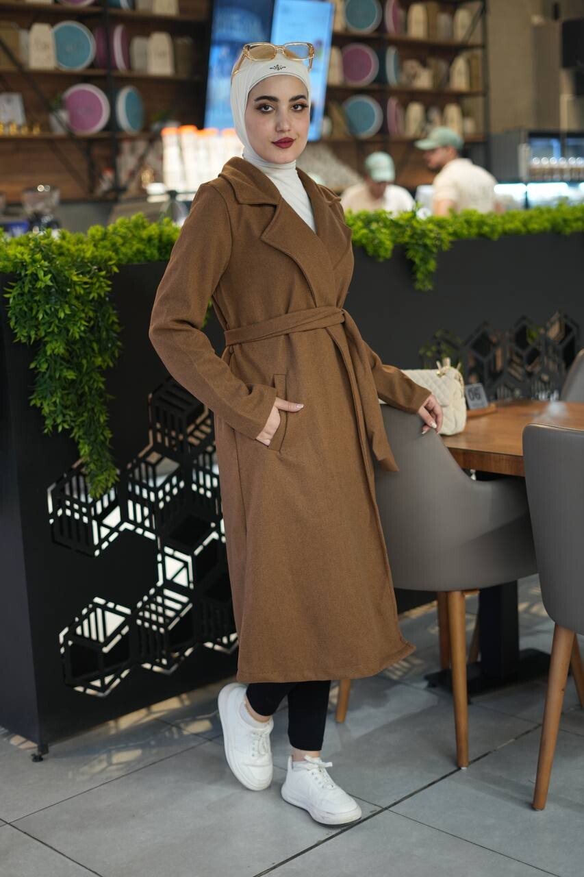 20053-21V-12 كوت جوخ سادة - جوزي طوخ - Thumbnail