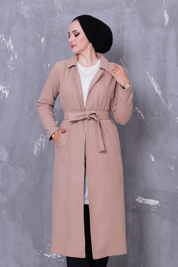 2006-3-77S كوت بيج مع حزام - Thumbnail