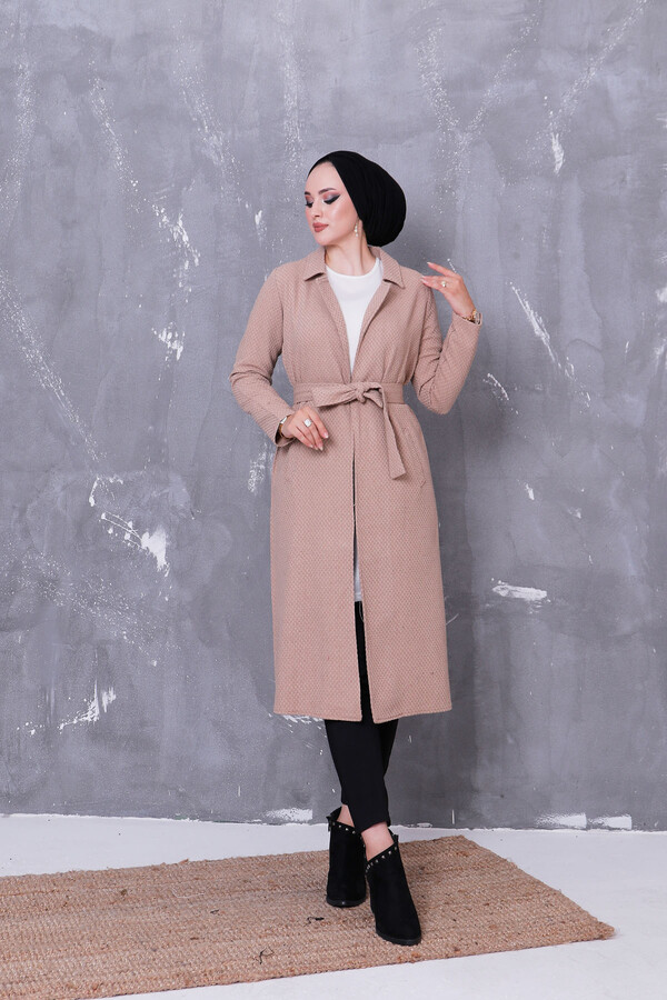 2006-3-77S كوت بيج مع حزام - Thumbnail