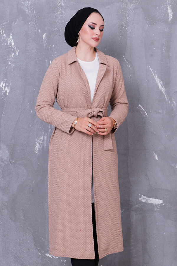 2006-3-77S كوت بيج مع حزام - Thumbnail