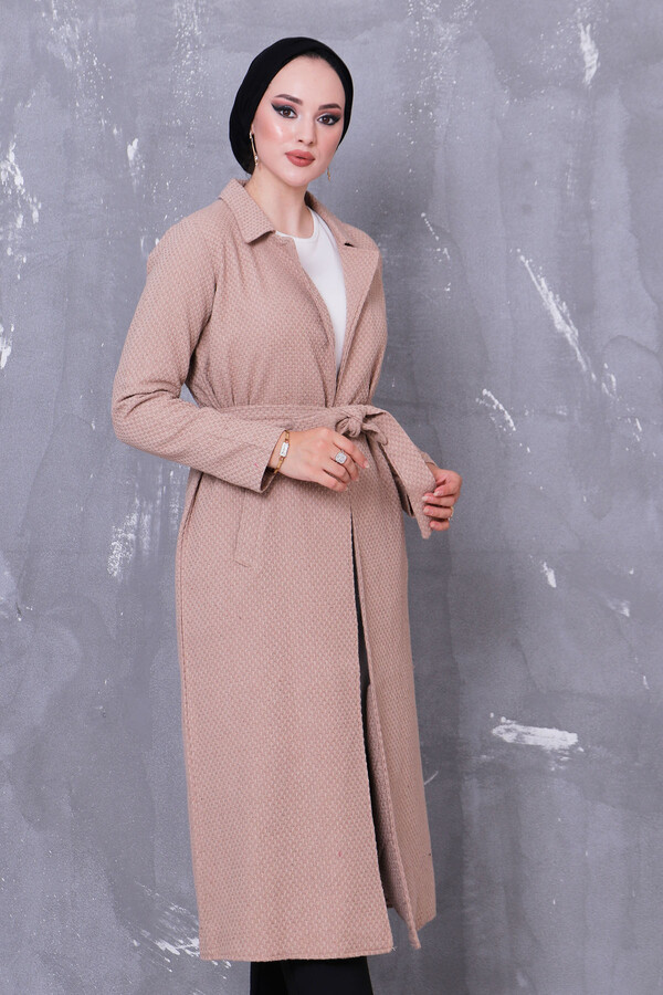 2006-3-77S كوت بيج مع حزام - Thumbnail