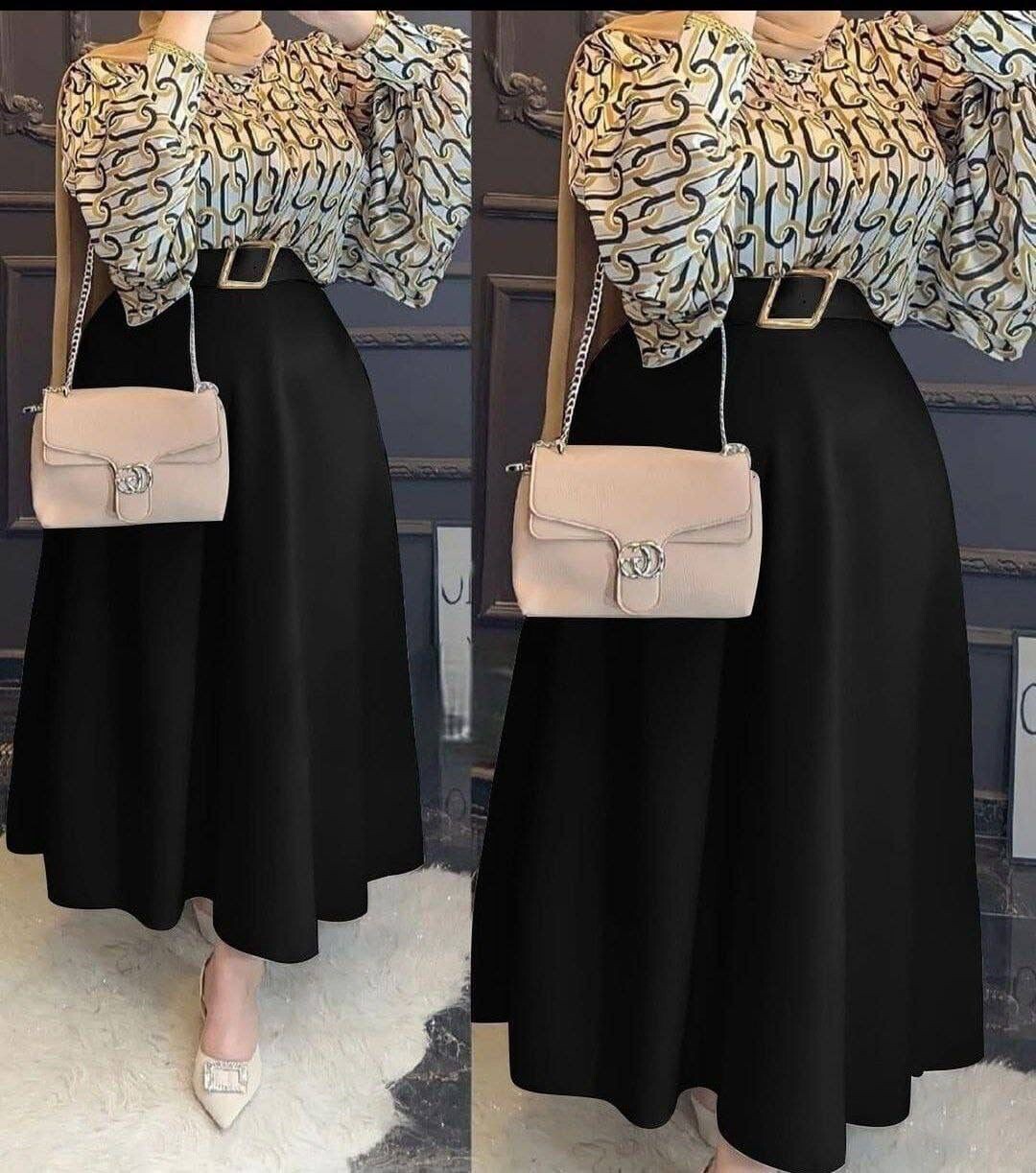 FOR YOU MODA - 2009-31A-1سوت تنوره اسود 