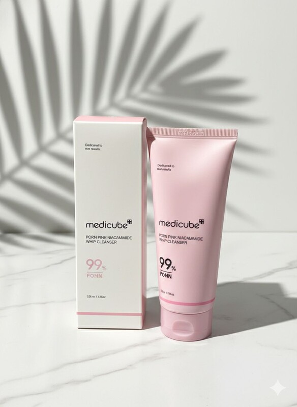 FOR YOU MODA - 2020-A1غسول ومرمم -ميدكيوب الوردي