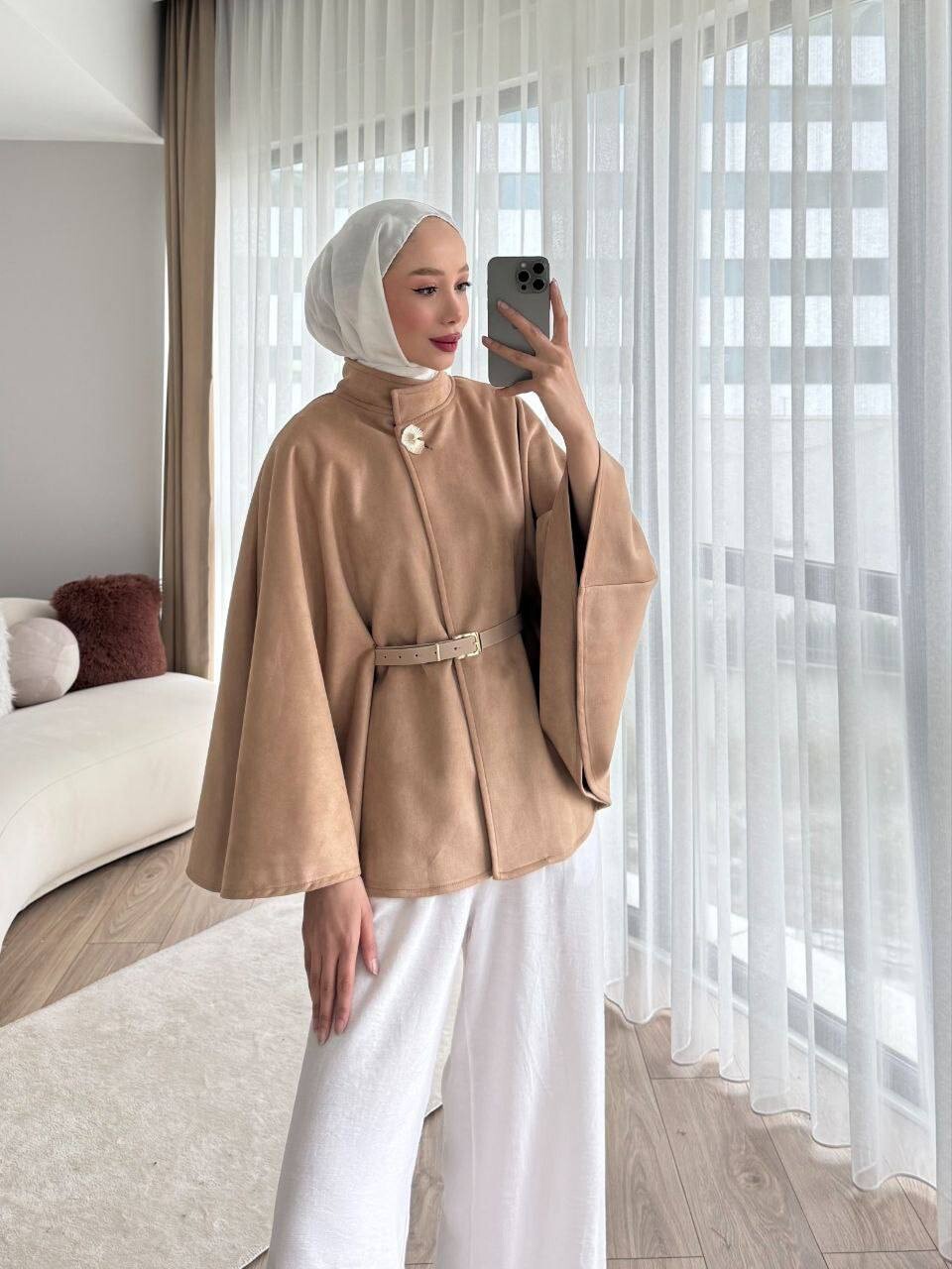 FOR YOU MODA - 2026-51J- جاكيت شاموا بيج 2