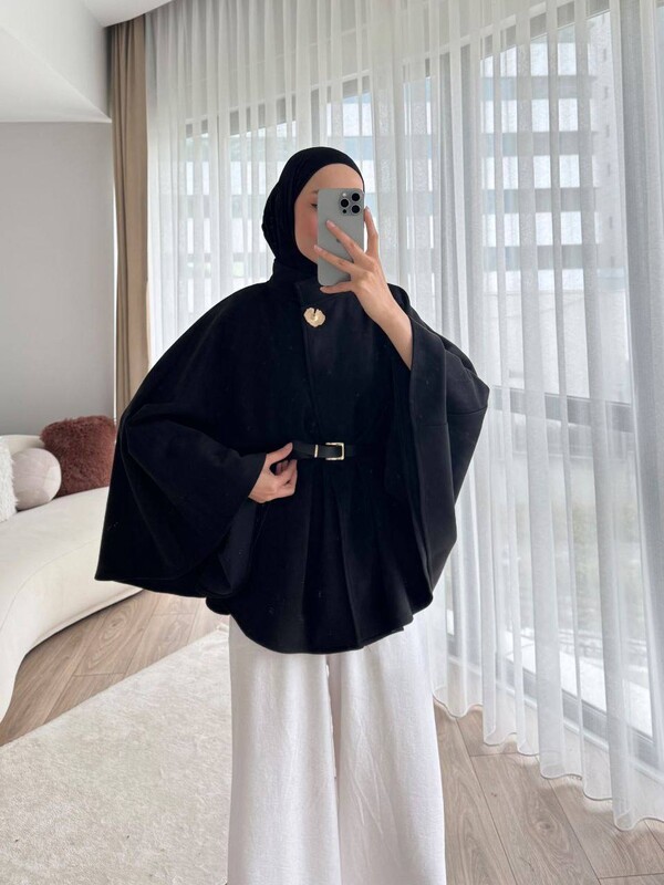 FOR YOU MODA - 2026-51J-جاكيت شاموا اسود 1 (1)