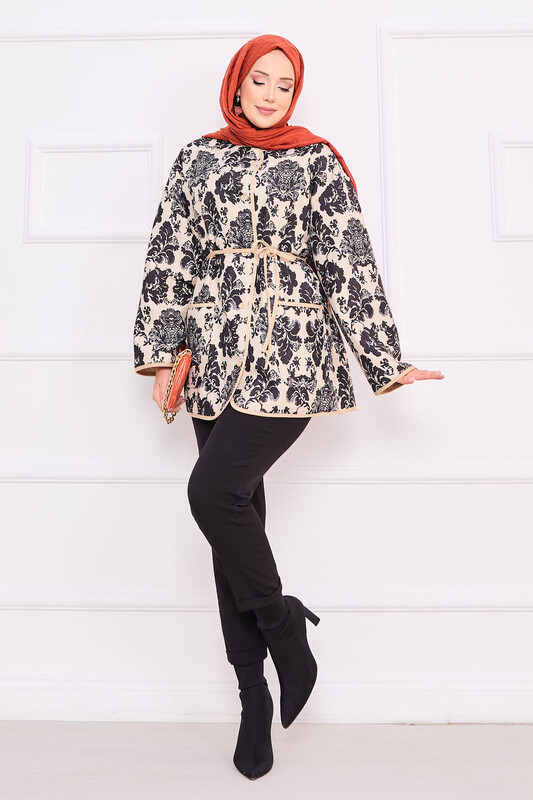 modapr - 21197-21L-1 جاكيت - اسود بيج