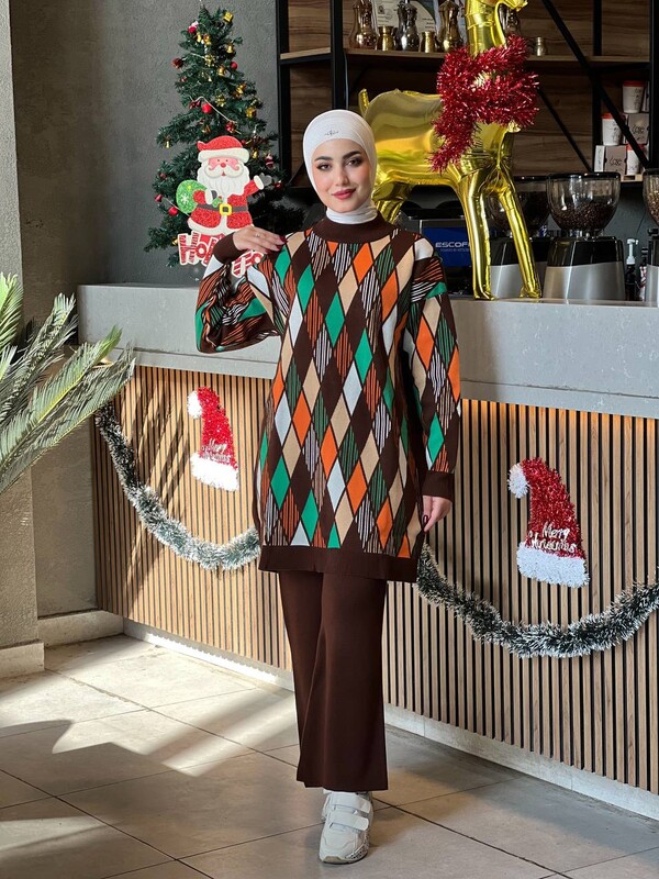 TC - 22015-85T-7 طقم قطعنين تريكو - جوزي