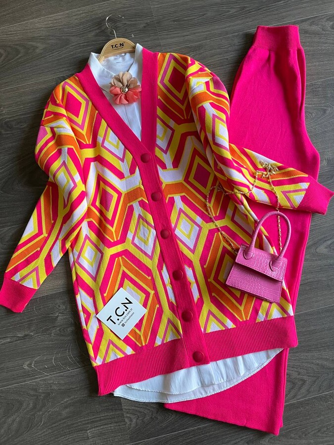 TC - 22024-9U-7 طقم قطعتين تريكو