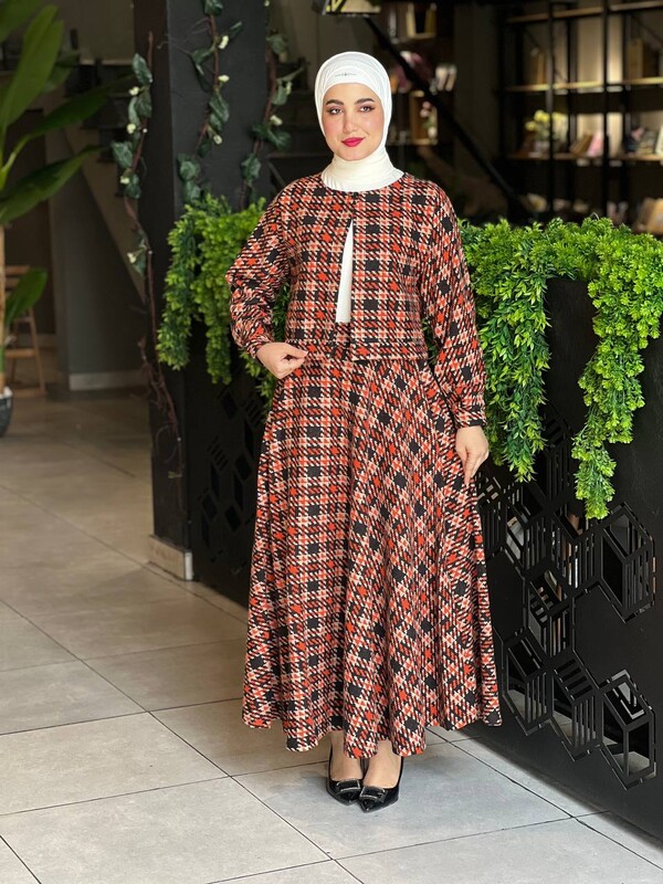 BENG - 2211-95U-3 طقم قطعتين - برتقالي