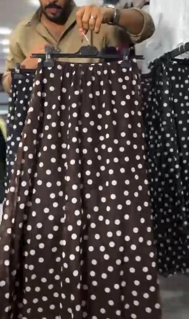 FOR YOU MODA - 2222-21O-تنوره شيفون -جوزي 2