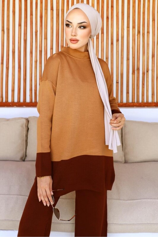 BENG - 23001-26Y-2 طقم لونين - بيج جوزي