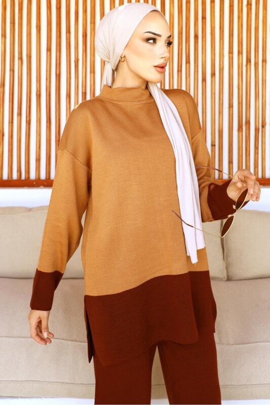 BENG - 23001-26Y-2 طقم لونين - بيج جوزي (1)