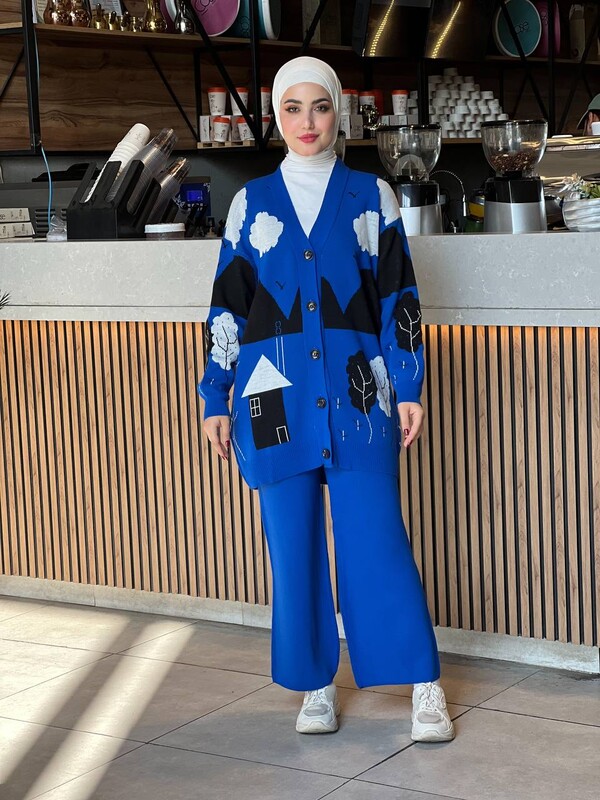 BENG - 23008-PX5-5 طقم قطعتين - ازرق