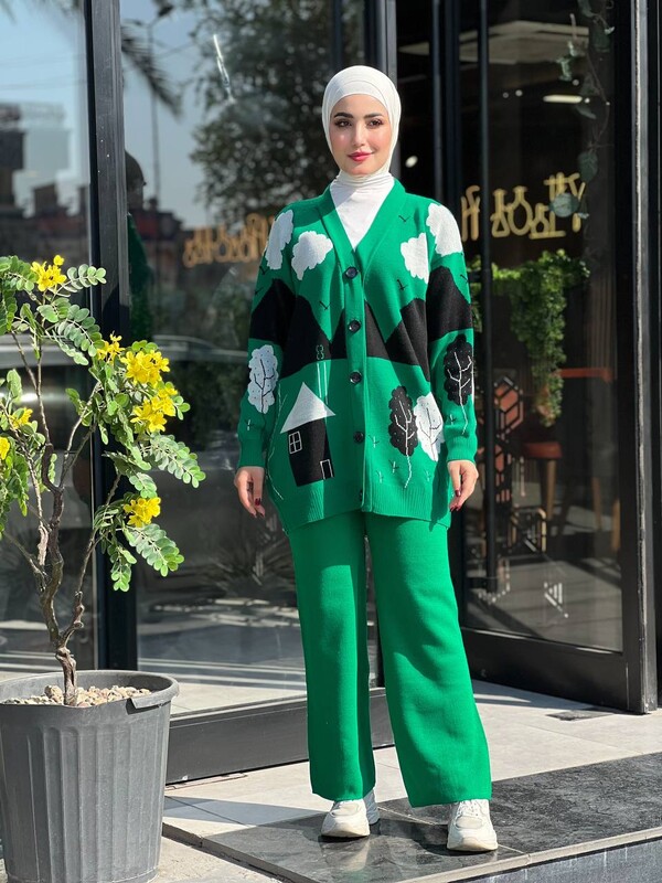 BENG - 23008-PX5-4 طقم قطعتين - اخضر