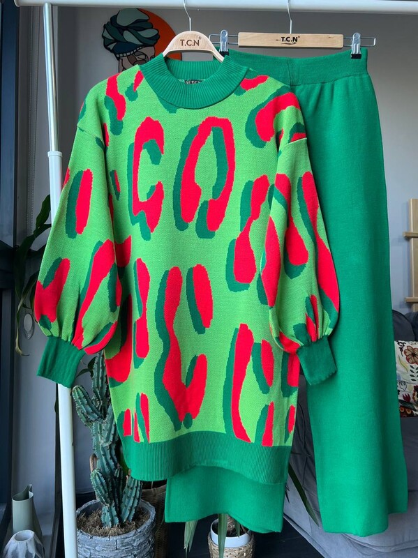 TC - 3204-45U-5 طقم قطعتين ترريكو اخضر 