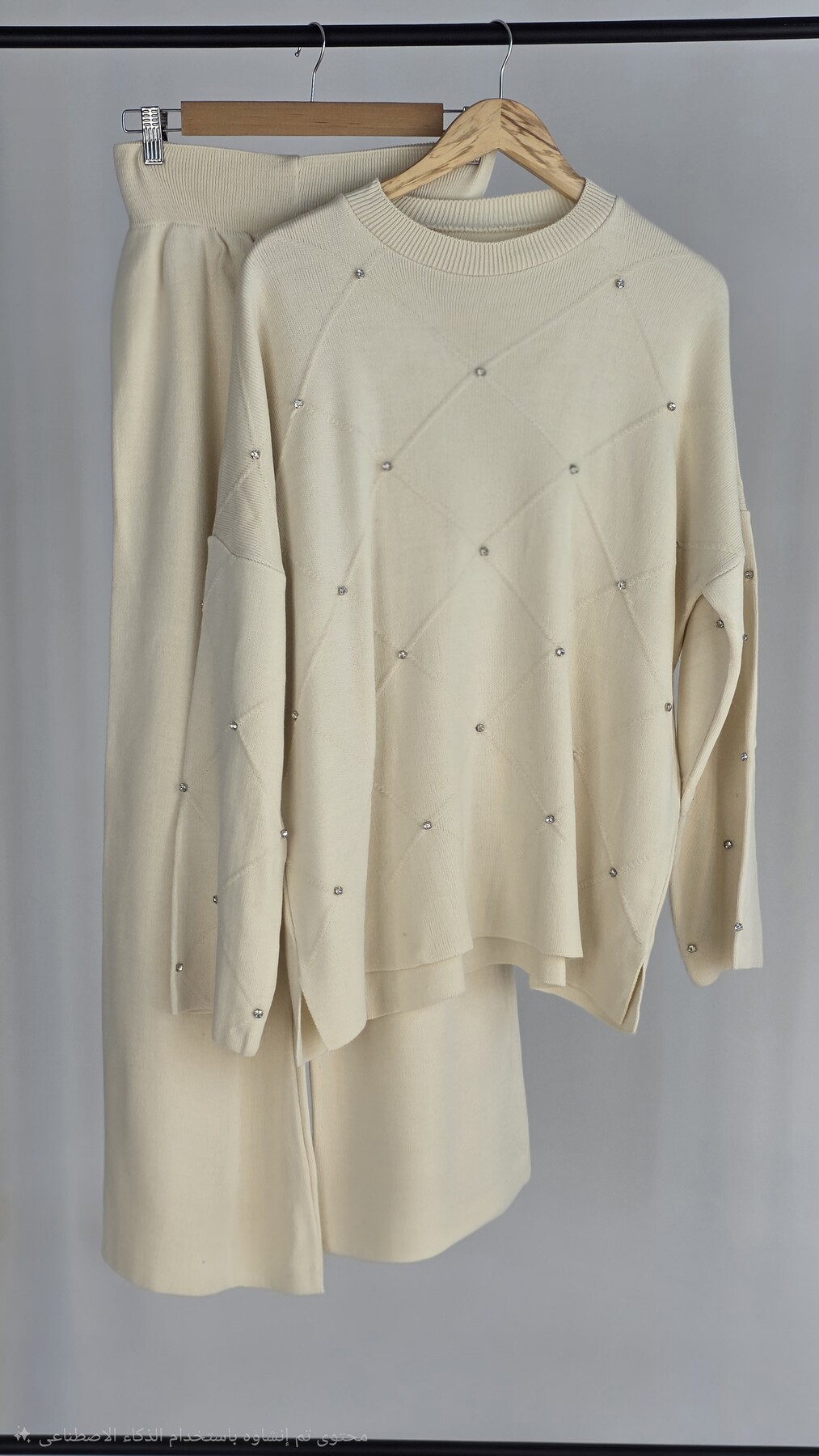 FOR YOU MODA - 3210-57F-2 سوت نريكو -بيج 