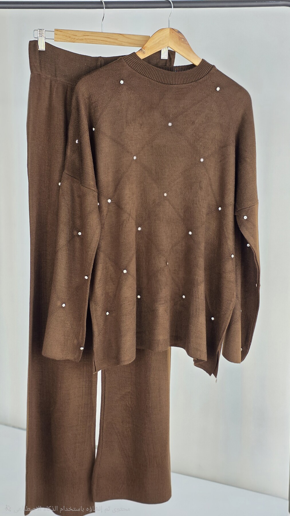 FOR YOU MODA - 3210-57F-4سوت تريكو -جوزي 