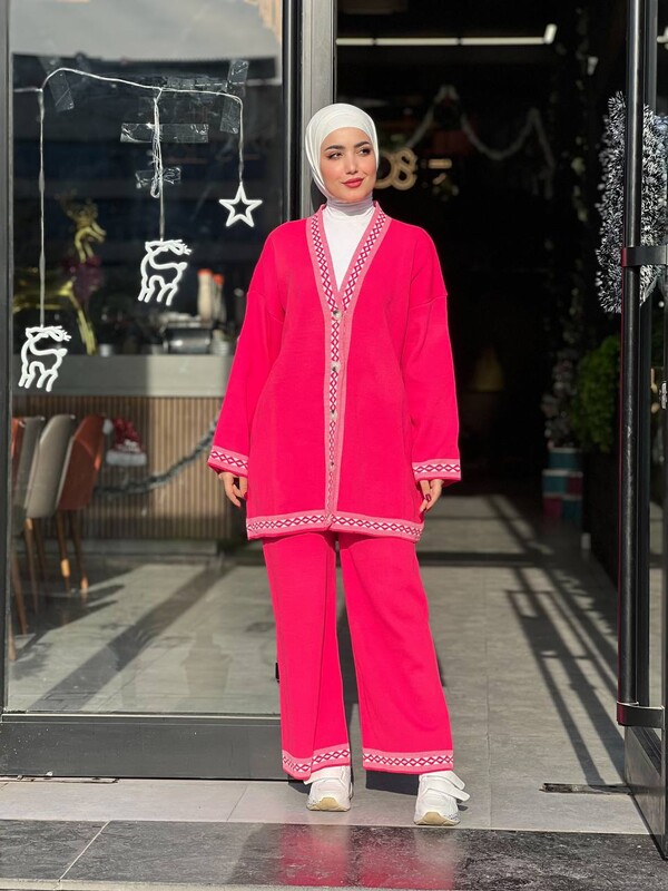 TC - 3214-1Y-2 طقم قطعتينن وردي