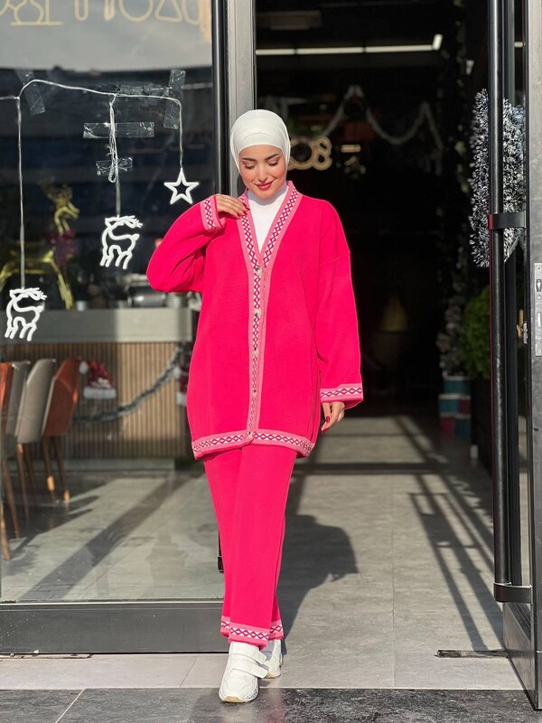 TC - 3214-1Y-2 طقم قطعتينن وردي (1)