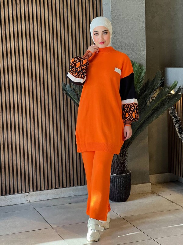 TC - 3215-45V-5 طقم قطعتين - برتقالي (1)