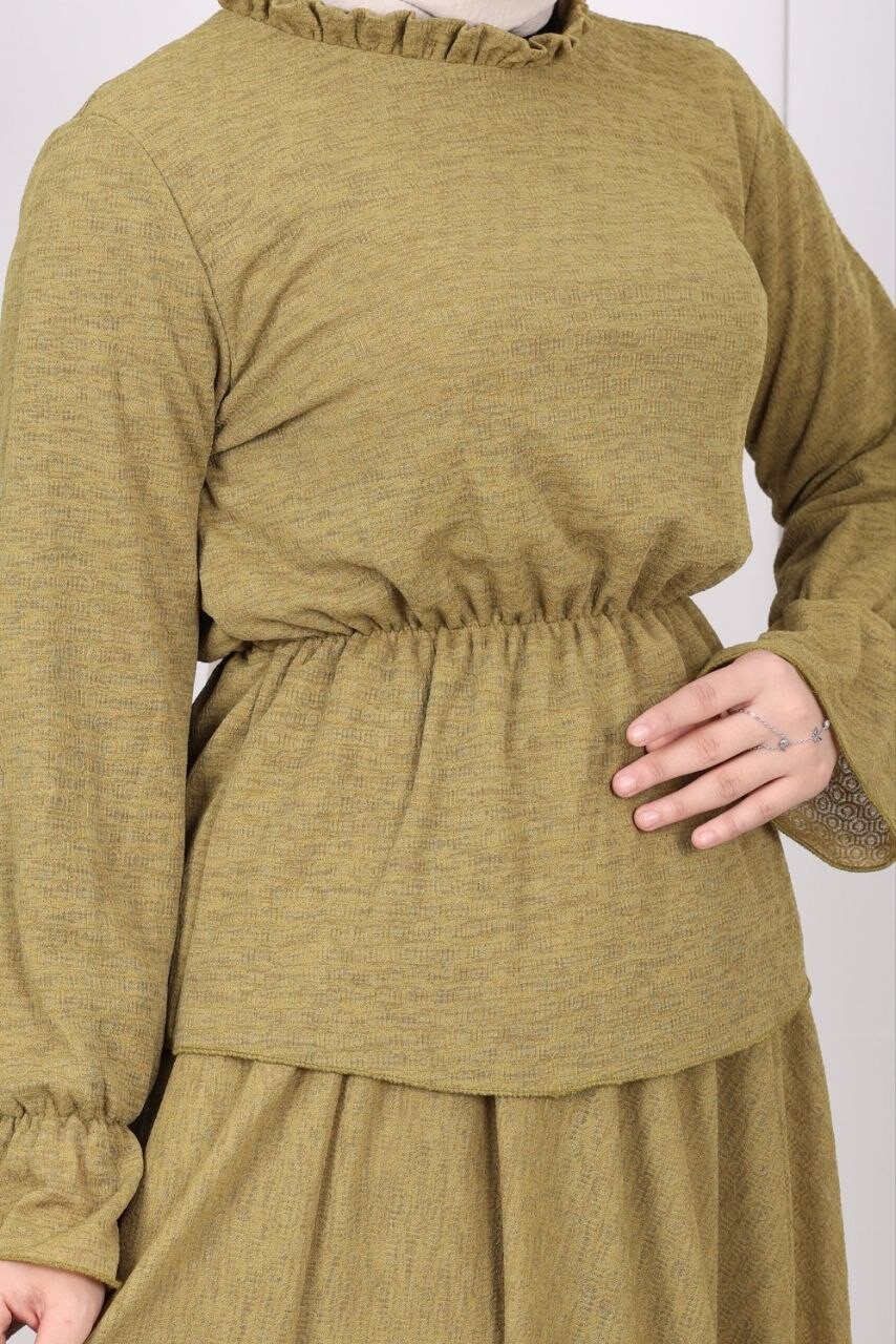 364-25O-2 سوت تنوره -خاكي - Thumbnail