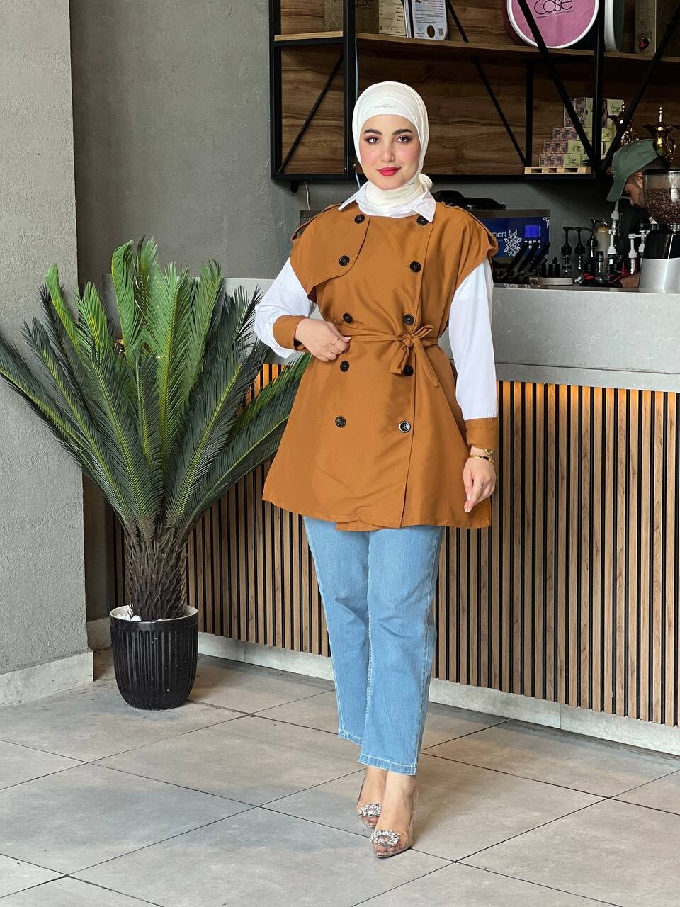 FOR YOU MODA - 4402-40J-3 قميص مع يلك - جوزي