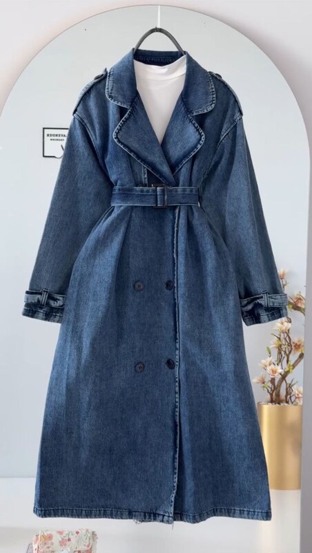 FOR YOU MODA - 4409-61Q-1 ترانش كوت - جينزطوخ 
