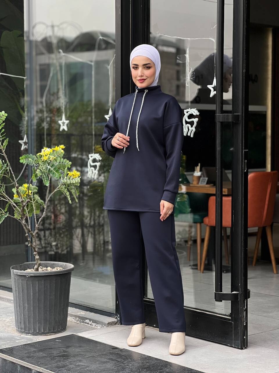 44130-41P-5 طقم قطعتين- نيلي - Thumbnail