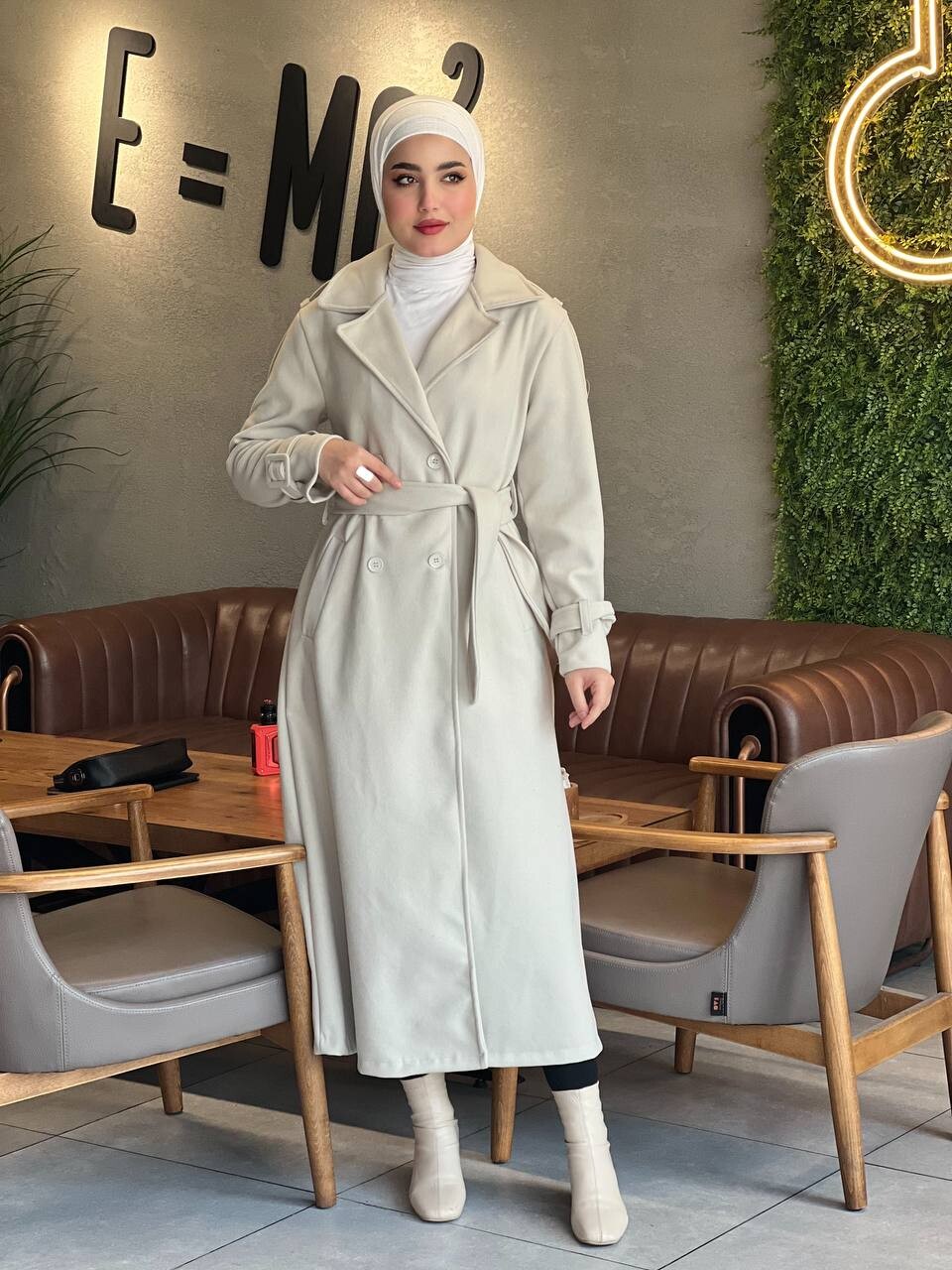 44136-65T-1 كوت جوخ - اف وايت - Thumbnail