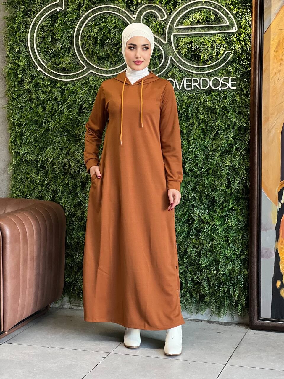 4418-17PX-4 فستان - جوزي - Thumbnail