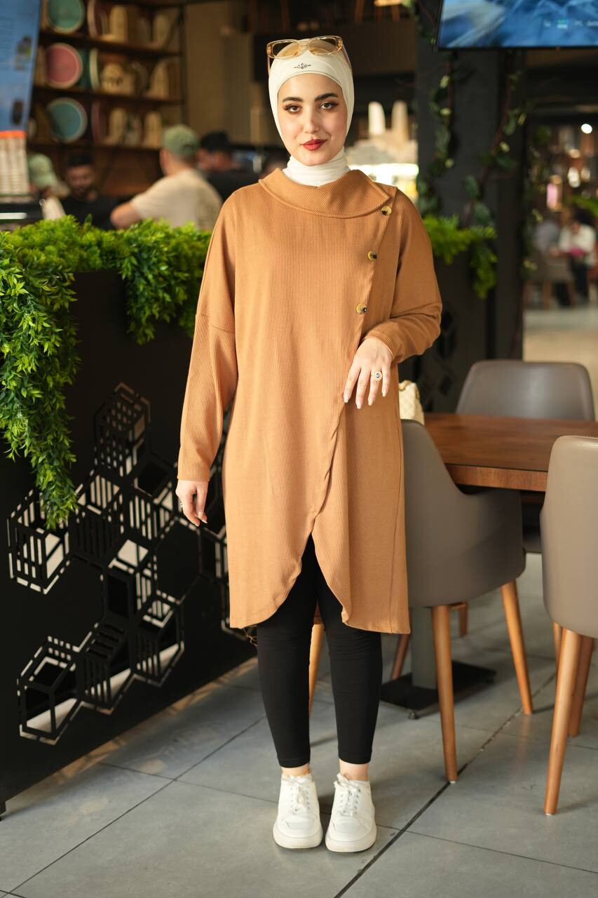 4420-AR5-2 تونيك طويل - جوزي - Thumbnail