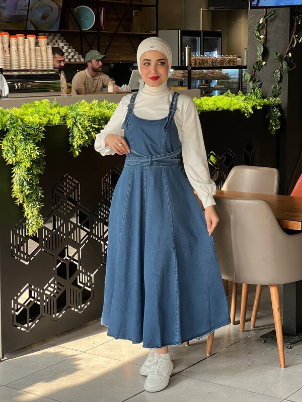 FOR YOU MODA - 4427-27M-1 صدرية - جينز