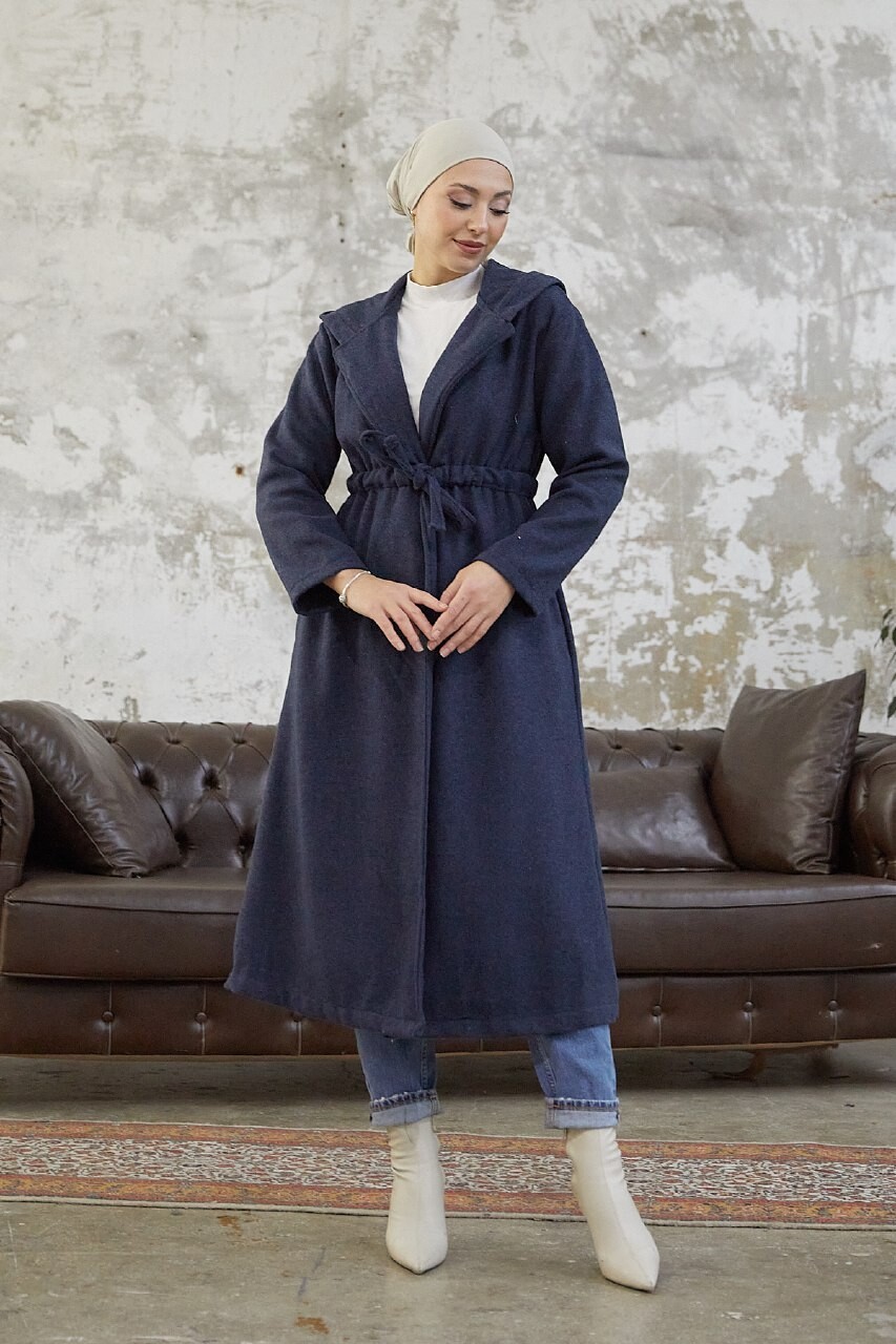 FOR YOU MODA - 4445-89V-3 كوت جوخ - نيلي (1) FOR YOU MODA - 4445-89V-3 كوت جوخ - نيلي (1)