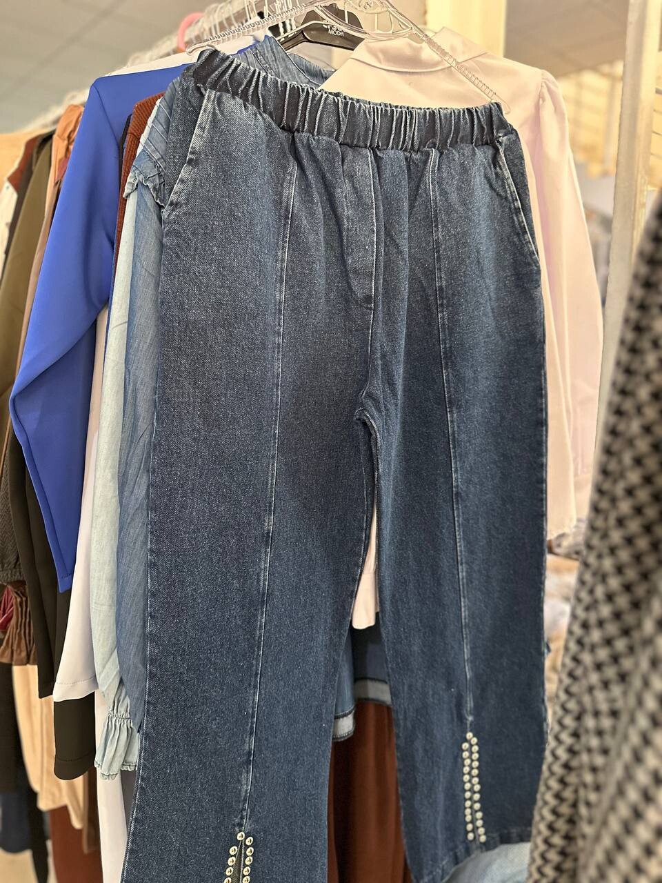 FOR YOU MODA - 4471-83F-5 بنطرون جينز لولو FOR YOU MODA - 4471-83F-5 بنطرون جينز لولو