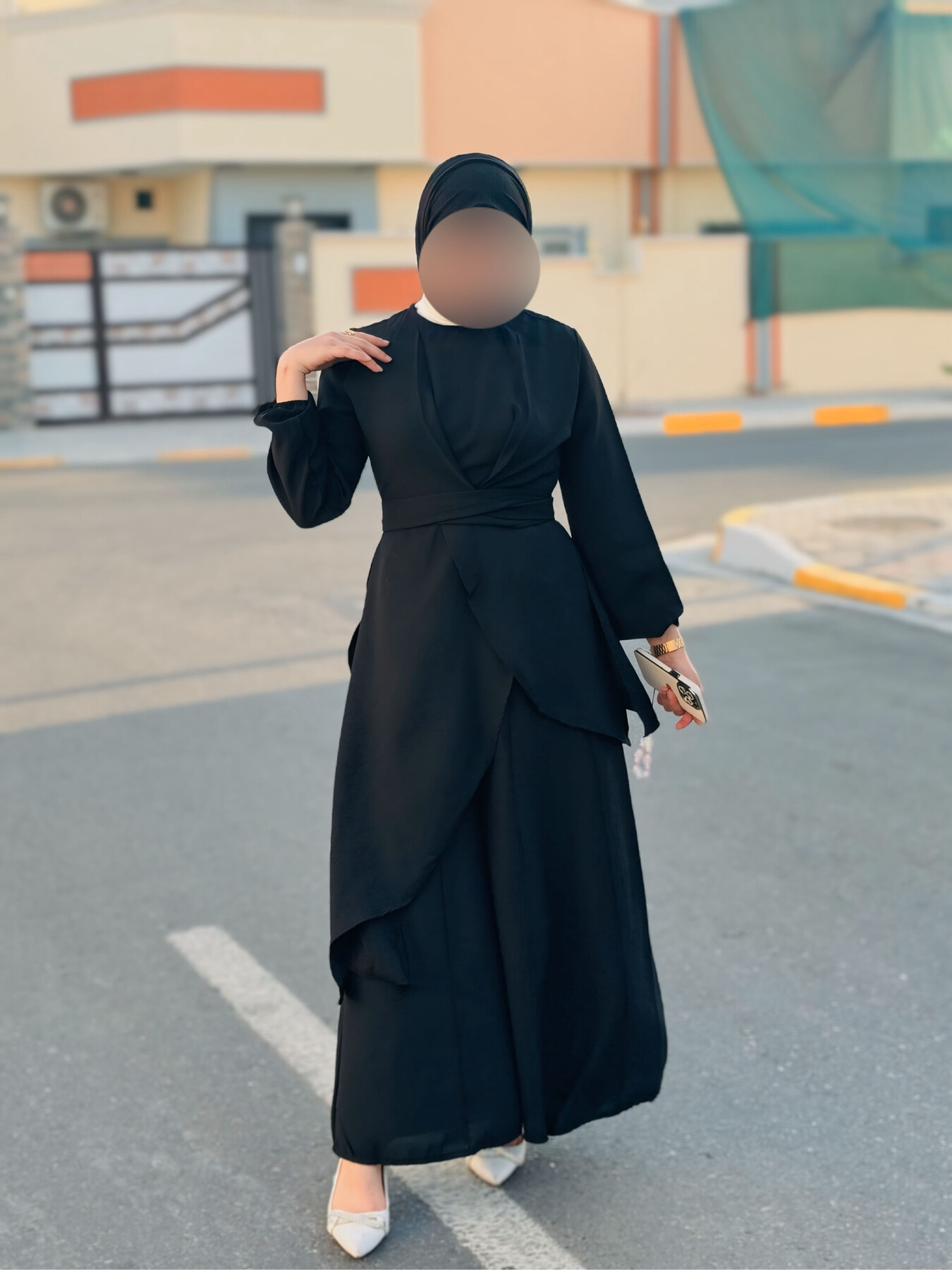 4473-17I-1 طقم قطعتين - اسود - Thumbnail