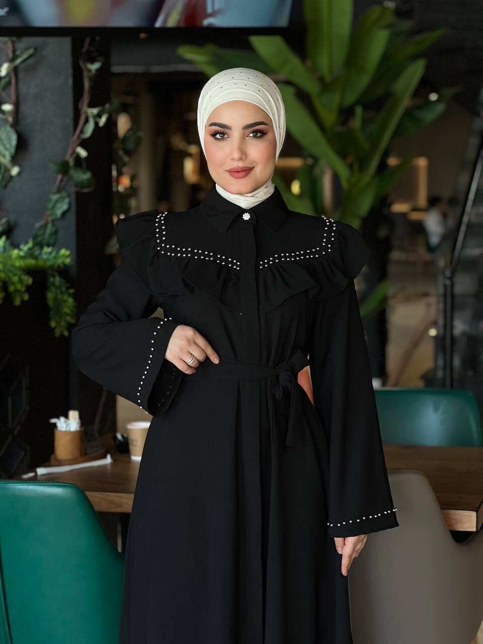 4505-29K-فستان - اسود 1 - Thumbnail