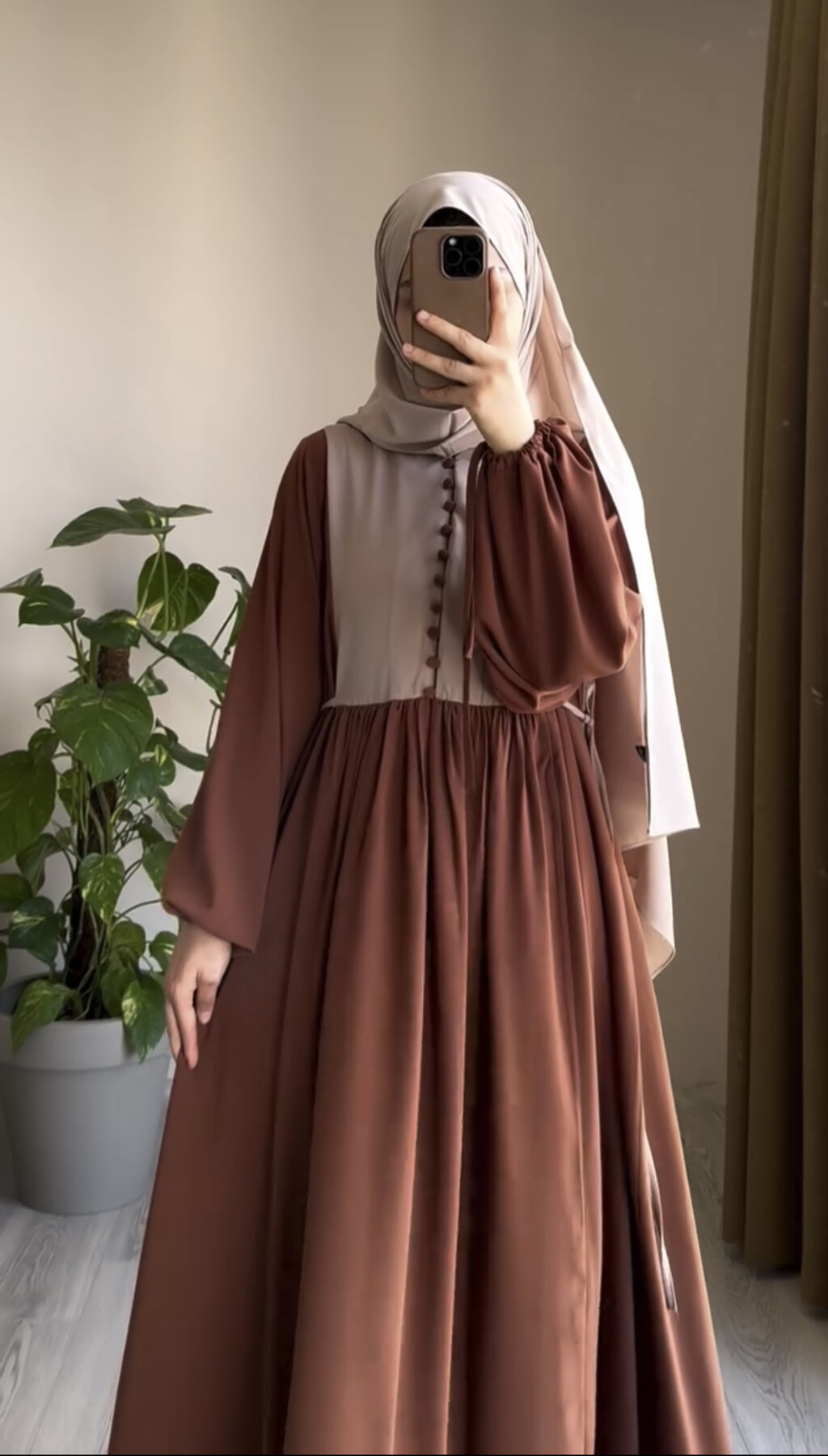 4537-10N-2 فستان لون - جوزي - Thumbnail