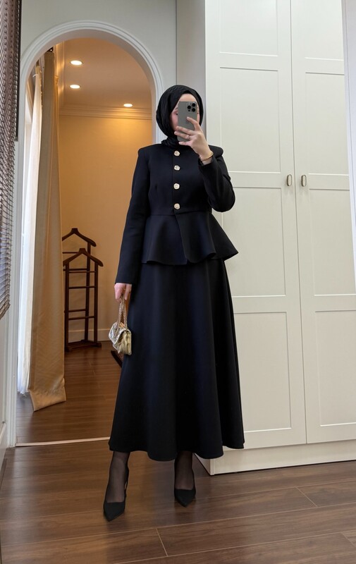 FOR YOU MODA - 4555-9M-1سوت -اسود (1)